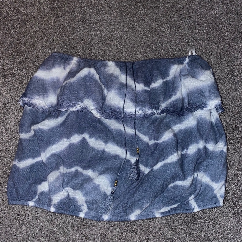 Tie Dye Cropped Tube Top